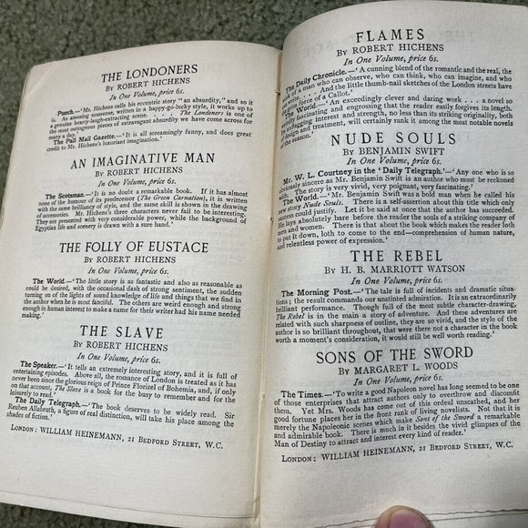 Joseph Conrad / TYPHOON AND OTHER STORIES First Edition 1903 Book W/ Ads Gold - Picture 8 of 9